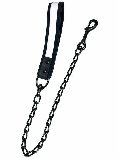 Mister S Neopren Hundeleine - weiss