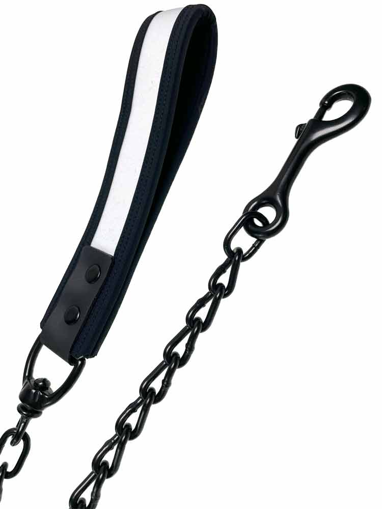 Mister S Neopren Hundeleine - weiss