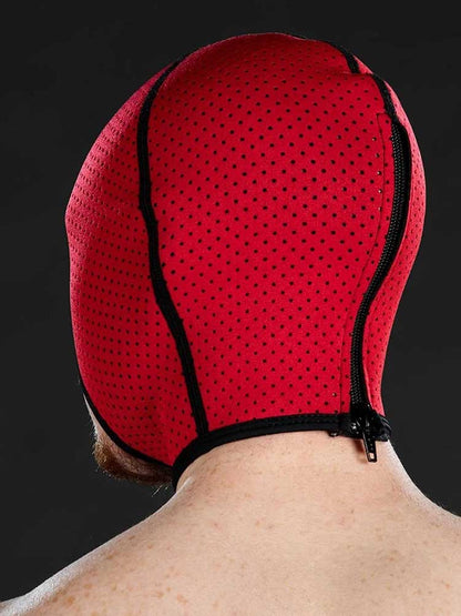 Mister S Neopren Mesh Cocksucker-Maske rot