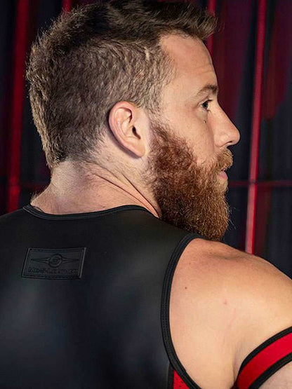 Mister S Neopren MUSCLE TANK TOP - rot