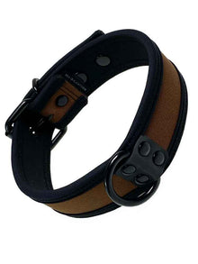 Mister S Neopren Puppy Halsband - braun/schwarz
