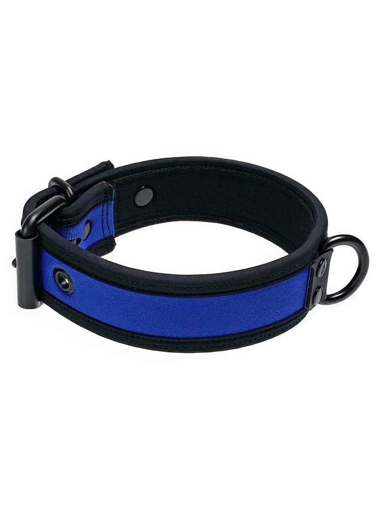 Mister S Neopren Puppy Halsband - royal/schwarz