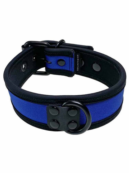 Mister S Neopren Puppy Halsband - royal/schwarz
