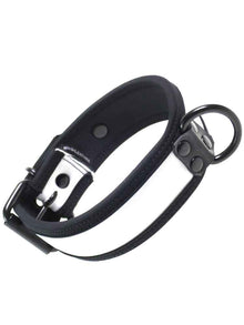 Mister S Neopren Puppy Halsband - weiss/schwarz