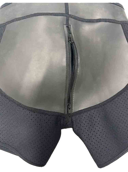 Mister S Neopren TRIPLE ZIP BOXER schwarz