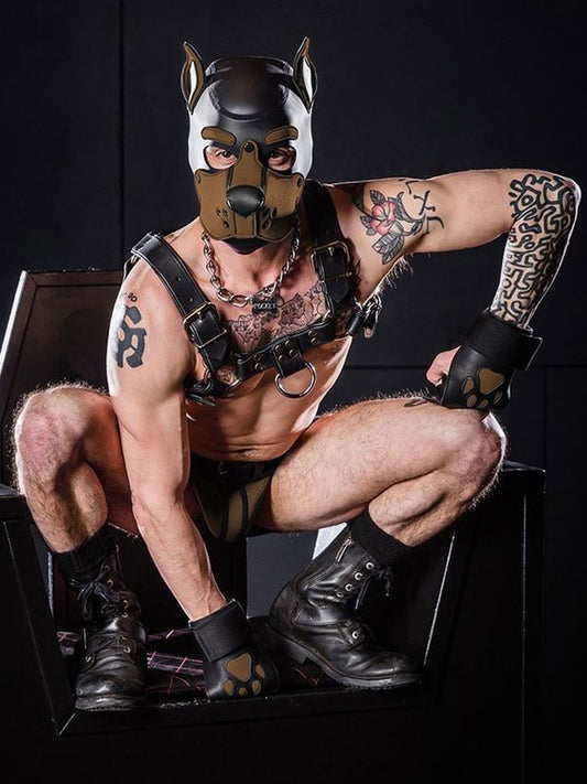 Mister S OPEN PAW Puppy Handschuhe - braun