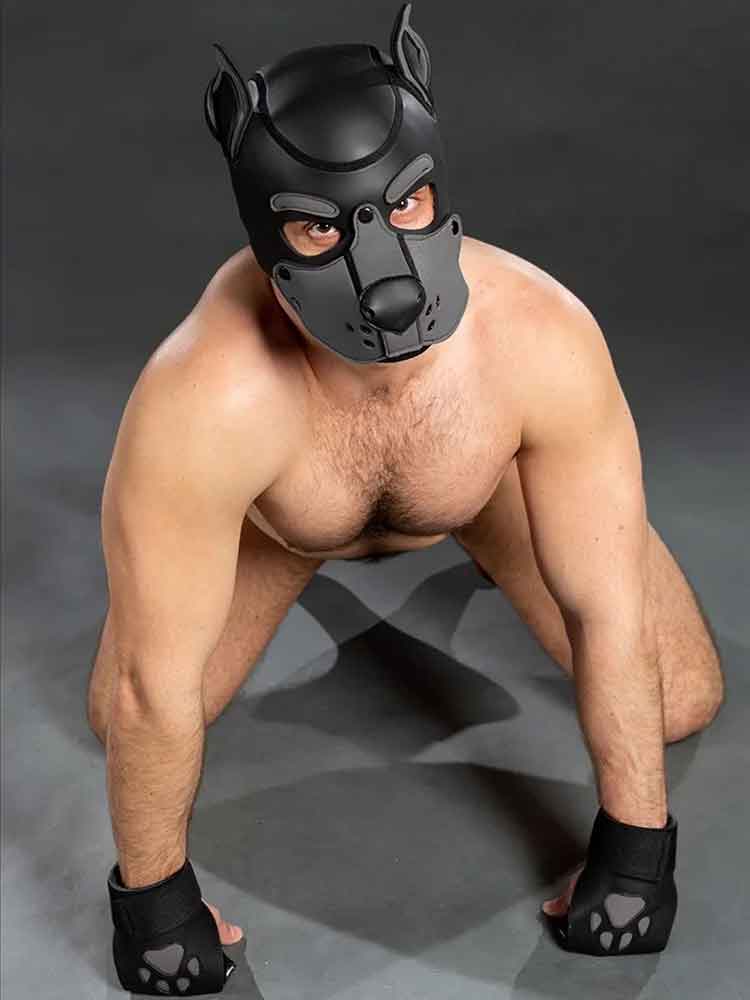 Mister S OPEN PAW Puppy Handschuhe - grau