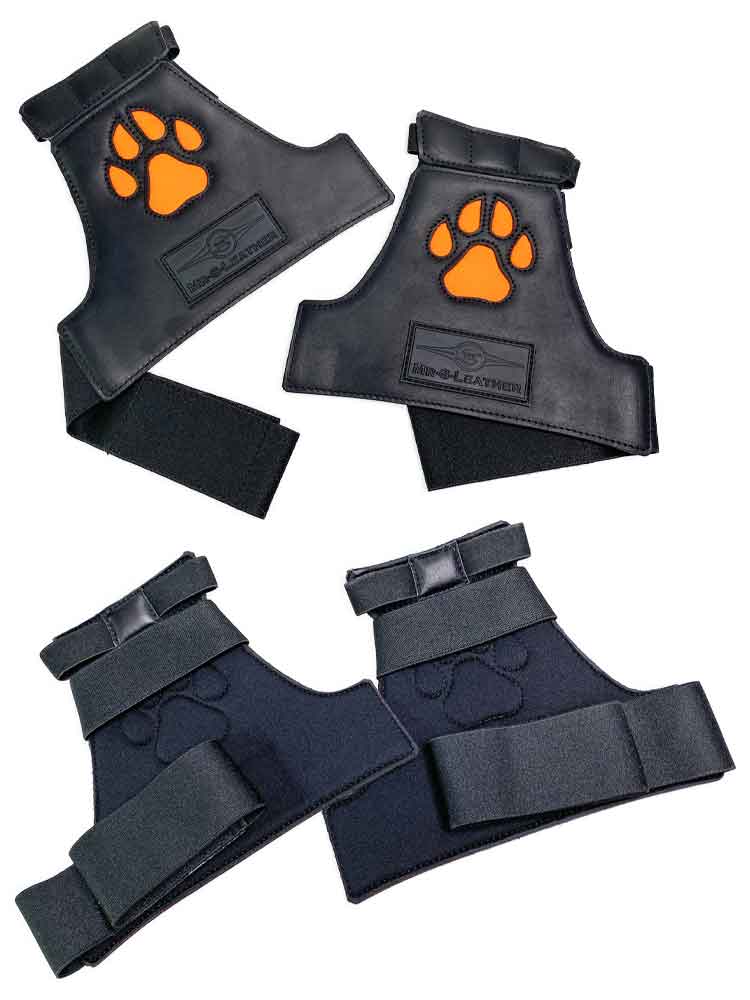 Mister S OPEN PAW Puppy Handschuhe - orange