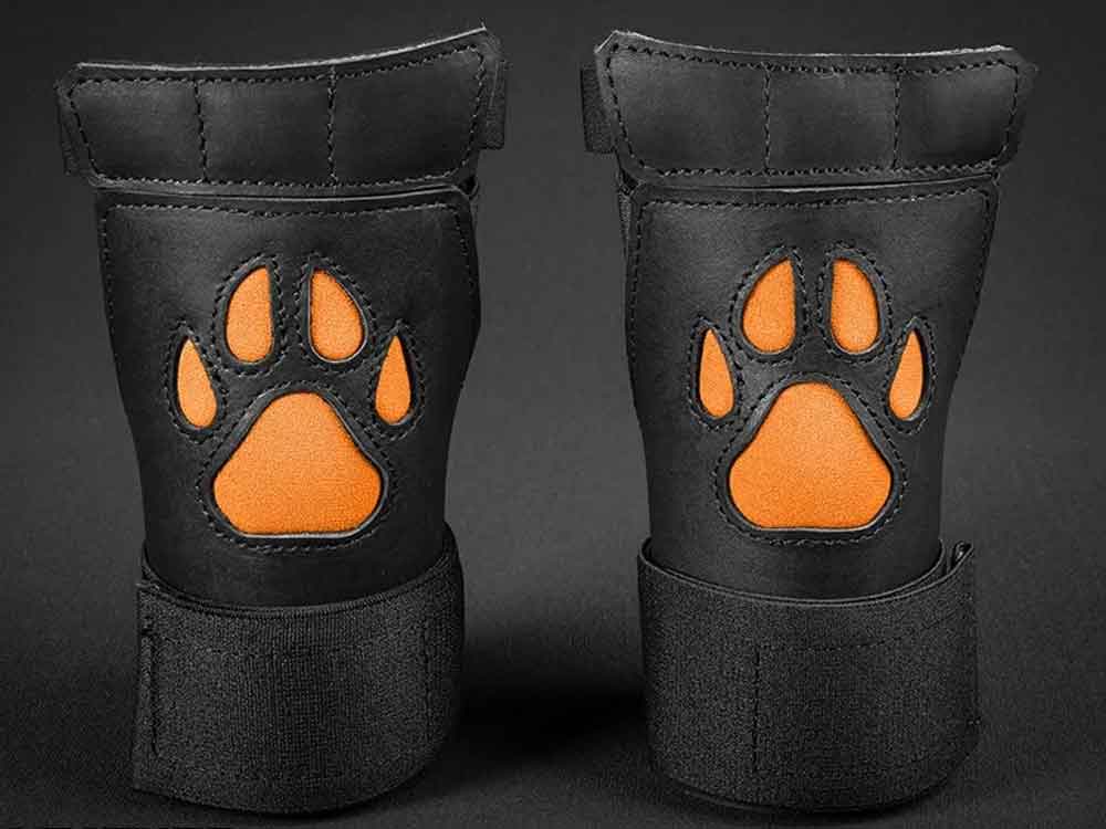 Mister S OPEN PAW Puppy Handschuhe - orange