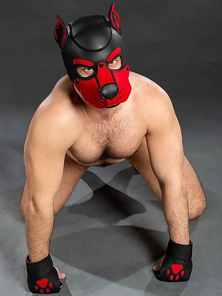 Mister S OPEN PAW Puppy Handschuhe - rot