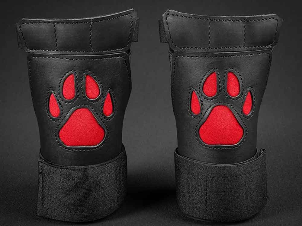Mister S OPEN PAW Puppy Handschuhe - rot