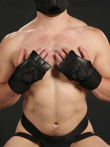 Mister S OPEN PAW Puppy Handschuhe - schwarz