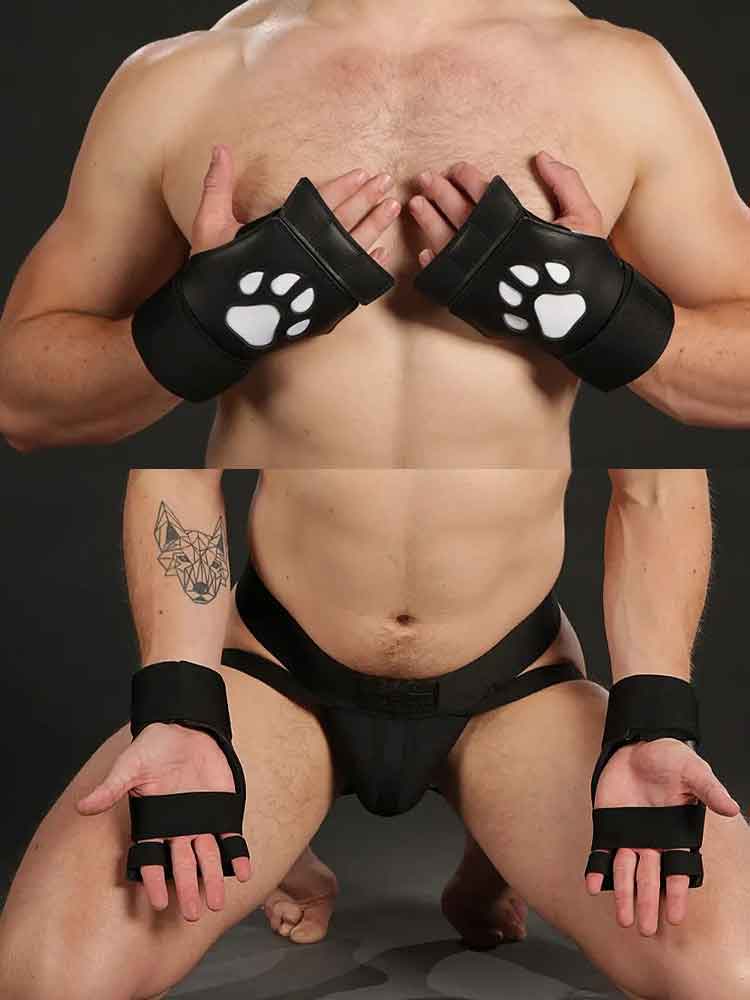 Mister S OPEN PAW Puppy Handschuhe - weiss