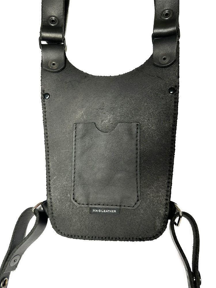 Mister S Leder Oberschenkel-Tasche mit Gurt