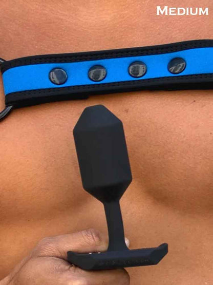 Mister S Vibrierender WMCBP Butt Plug - medium