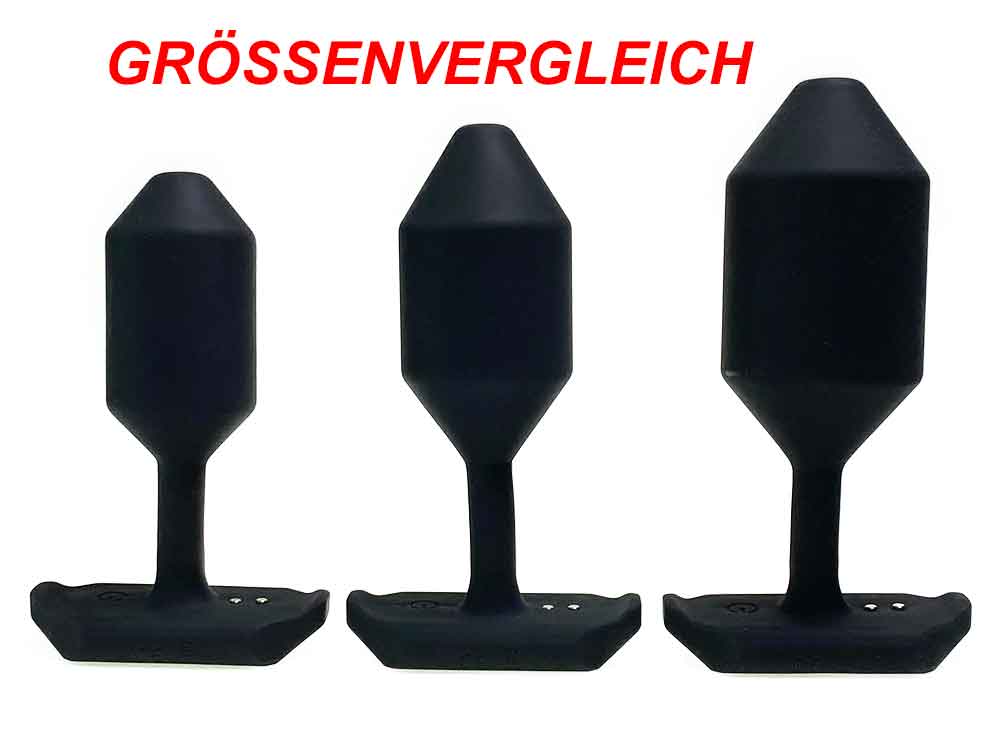 Mister S Vibrierender WMCBP Butt Plug - medium