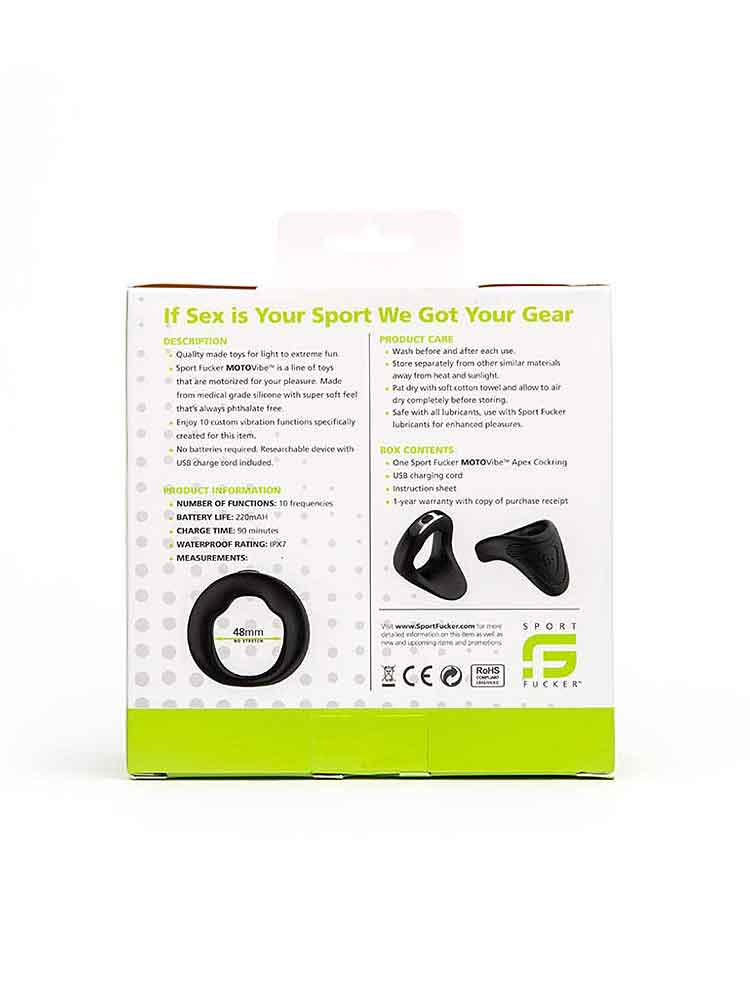 SPORTFUCKER MOTOVIBE Vibro-Cockring TEARDROP