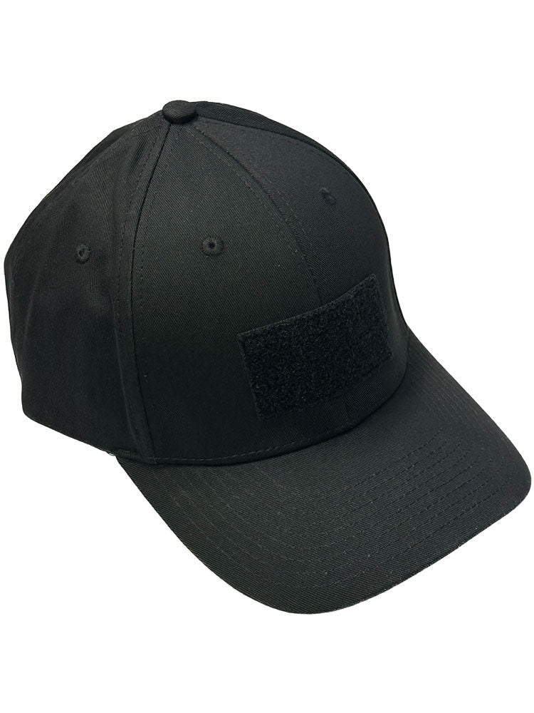 Riegillio Base Cap mit Klettpanel schwarz