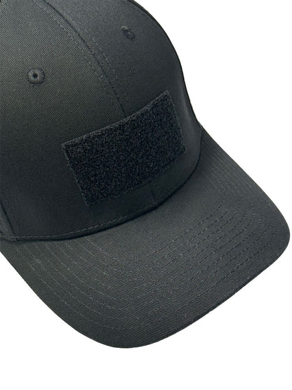 Riegillio Base Cap mit Klettpanel schwarz