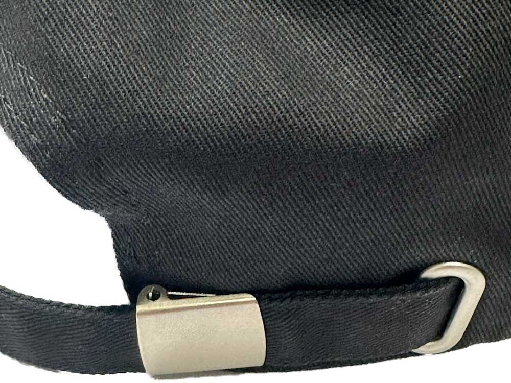 Riegillio Base Cap mit Klettpanel schwarz