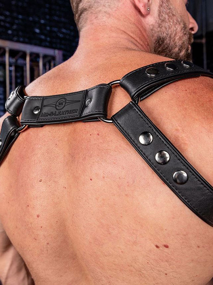 Mister S Cadet Schulterharness schwarz