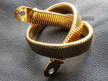 Mützen-CAP-Metallband flexibel - goldfarben