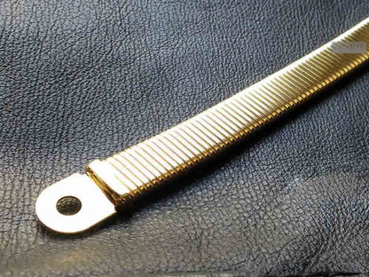 Mützen-CAP-Metallband flexibel - goldfarben