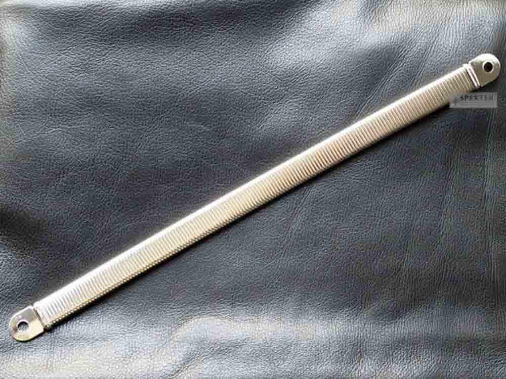 Mützen-CAP-Metallband flexibel - silberfarben