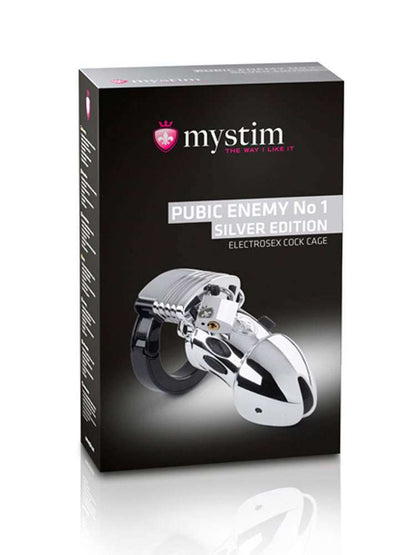 Mystim Elektro PUBIC ENEMY No1 - Silver Edition
