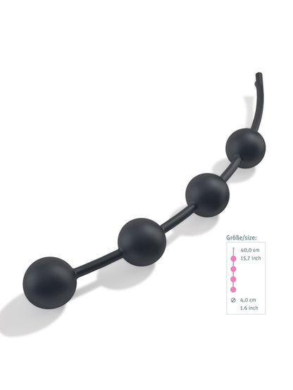 MYSTIM Reizstrom Analkette BOOTY GARLAND -L-