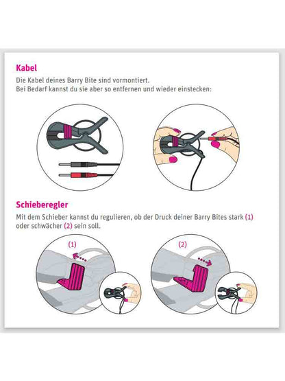 Mystim Reizstrom Nippelklemmen BARRY BITE NEU