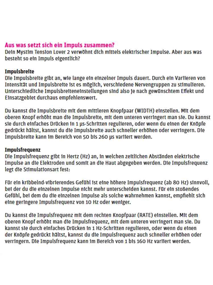 Mystim Digitales Reizstromgerät TENSION LOVER 2.0
