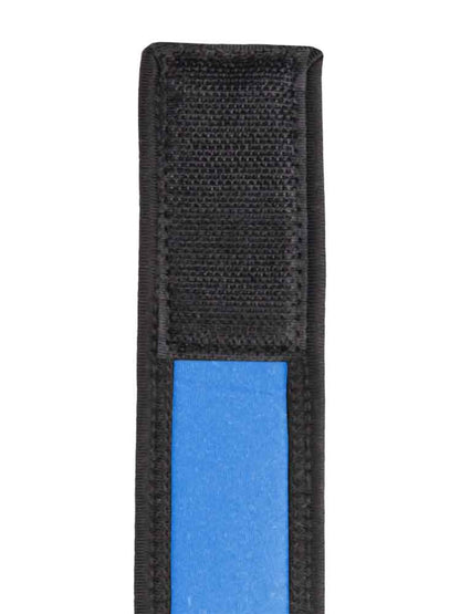 Neopren Bizepsband Oberarmband Klettverschluss blau