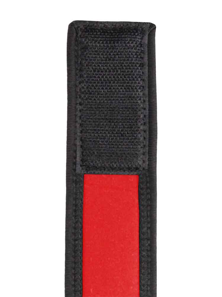 Neopren Bizepsband Oberarmband Klettverschluss rot