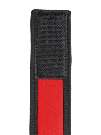 Neopren Bizepsband Oberarmband Klettverschluss rot