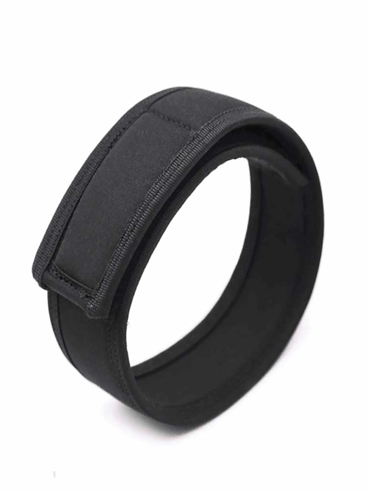 Neopren Bizepsband Oberarmband Klettverschluss schwarz