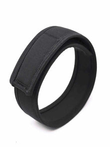 Neopren Bizepsband Oberarmband Klettverschluss schwarz