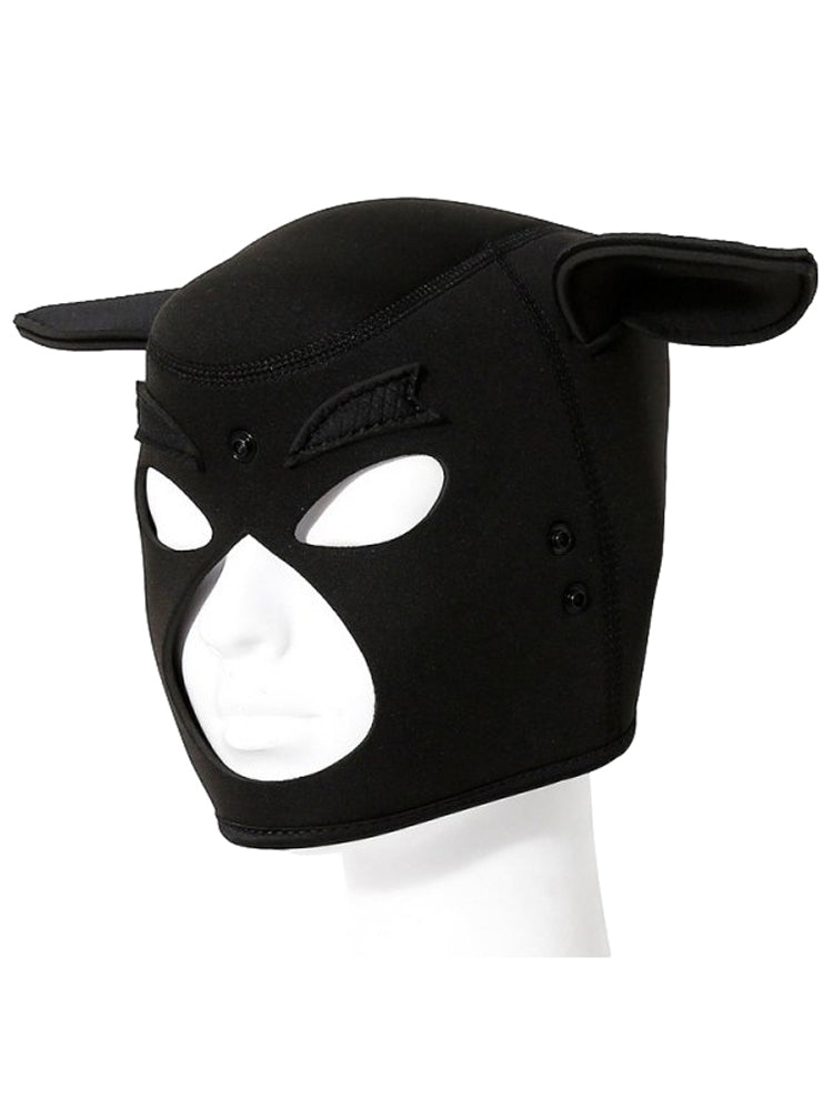 Neopren Schweinemaske schwarz