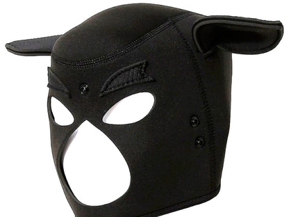 Neopren Schweinemaske schwarz