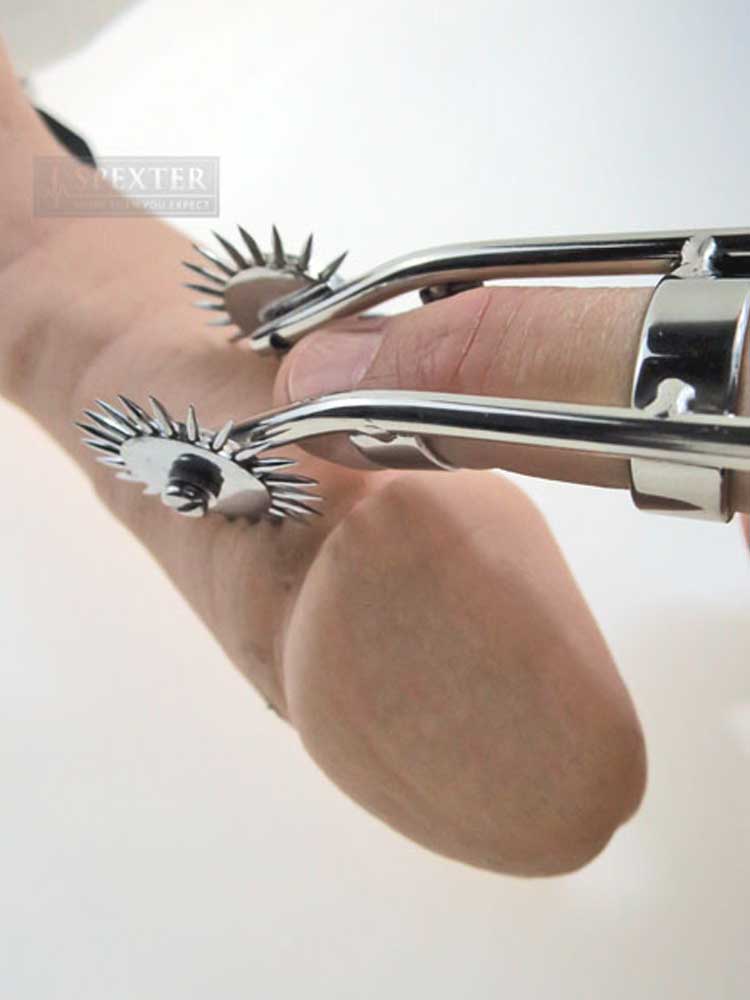 Nervenrädchen Fingerring mit 2 Rädern