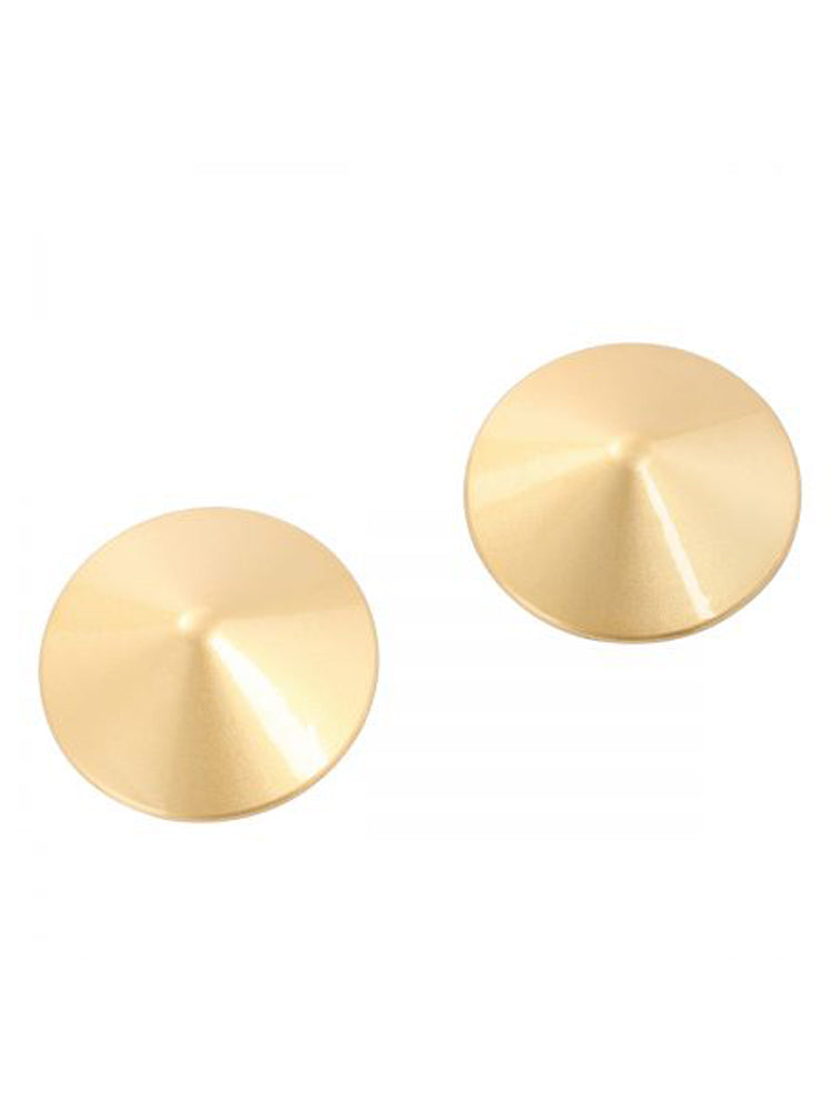 Nippel Cover Metall rund gold