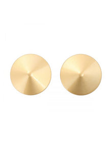 Nippel Cover Metall rund gold
