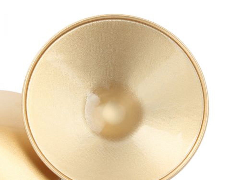 Nippel Cover Metall rund gold