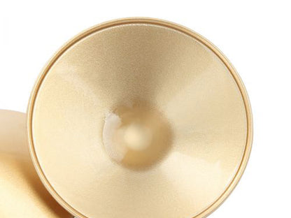 Nippel Cover Metall rund gold