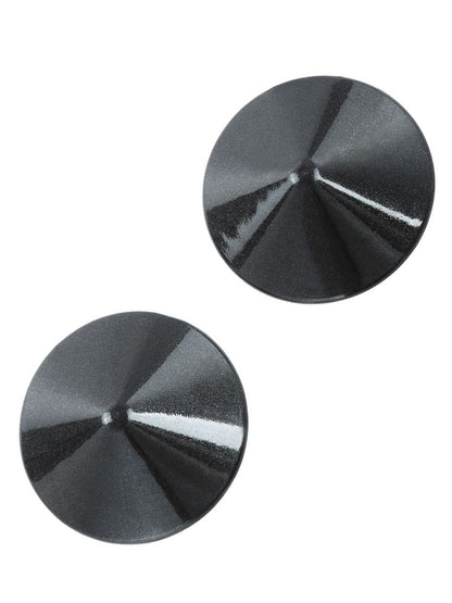 Nippel Cover Metall rund schwarz