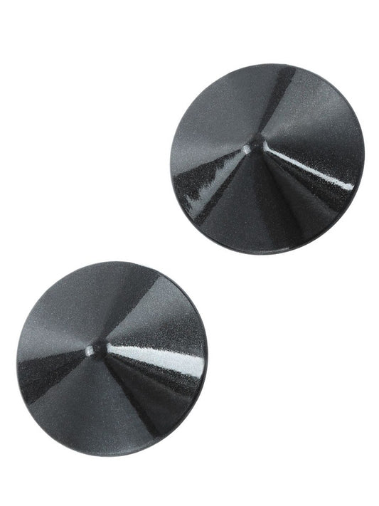 Nippel Cover Metall rund schwarz
