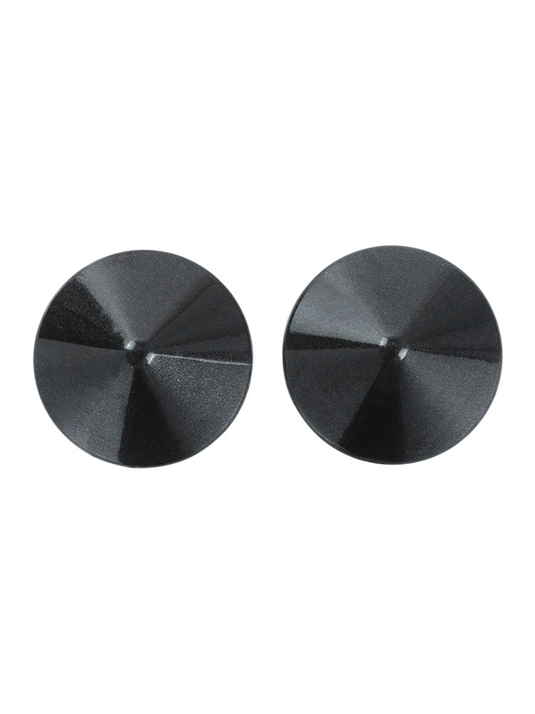 Nippel Cover Metall rund schwarz