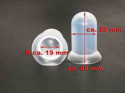 Nippel Sucker GAY DEVIL Ø 19 mm - transparent