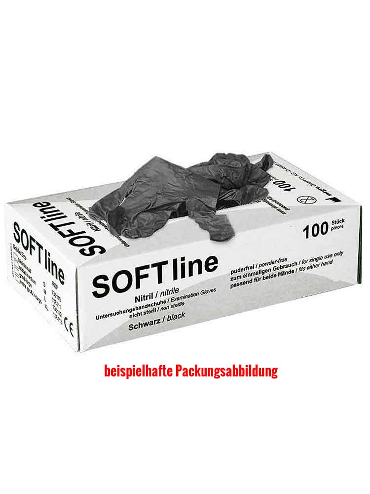 Nitril Einmalhandschuhe schwarz 100er Pack SMALL