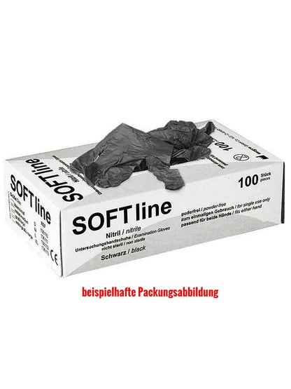 Nitril Einmalhandschuhe schwarz 100er Pack SMALL